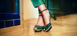 Abendschuhe grün