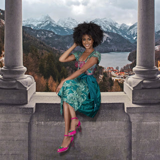 MAGENTAS pinke Peeptoes Riemchenpumps