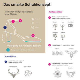 Brautschuhe in ivory für Damen für Hochzeit aus München