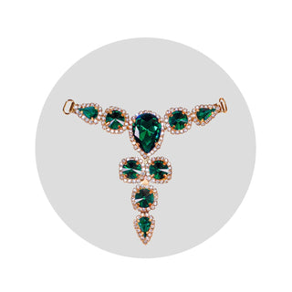 Schuh-Schmuck für Cinderella's Riemchenpumps zum Abendkleid