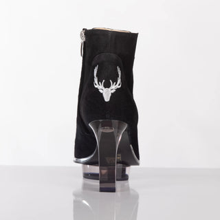 NOIRS Closetoes Stiefeletten Dirndlschuhe schwarz