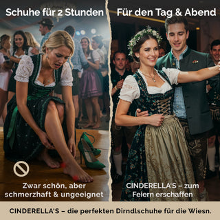 Moderne Schuhe zum Dirndl