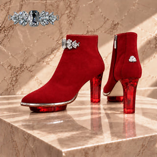 RUBIS rote Stiefeletten