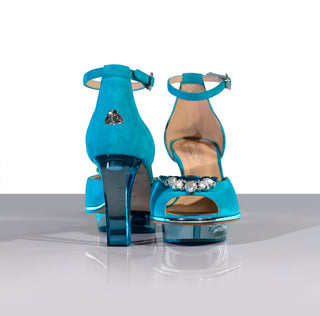 TURQUOISE Peeptoes Riemchenpumps CLASSIC LINE