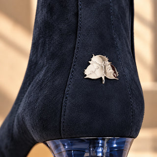 MARINAS blaue Stiefeletten