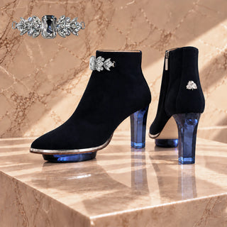 MARINAS blaue Stiefeletten