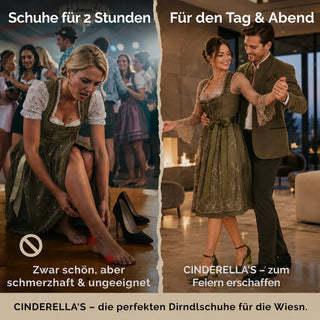 Moderne Schuhe zum Dirndl