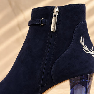 MARINAS blaue Stiefeletten