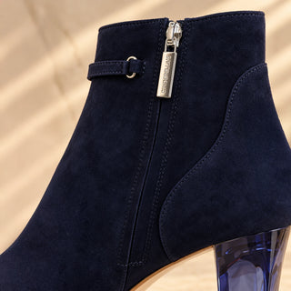 MARINAS blaue Stiefeletten