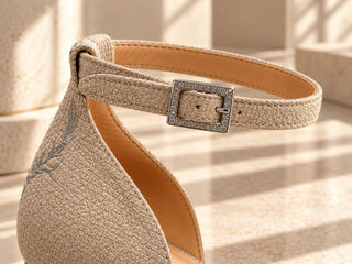 GOLDIS Peeptoes Riemchenpumps Dirndlschuhe gold