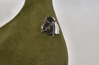 Pumps in grün für Damen aus Leder mit transparentem Absatz und Plateau zum Dirndl in München
