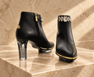 NOIRS Stiefeletten inkl. Schuh-Schmuck